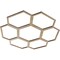 Ekena Millwork Florin Wood Fretwork Pierced Ceiling Medallion, Birch, 18"OD x 6 3/8"ID x 3/8"T CMWP18X18X0375FOBI - alternate 2
